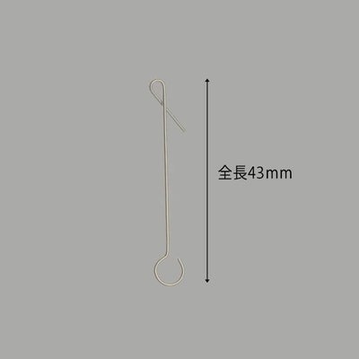天吊りＰＯＰ用フック差込フックのサイズ表記画像
