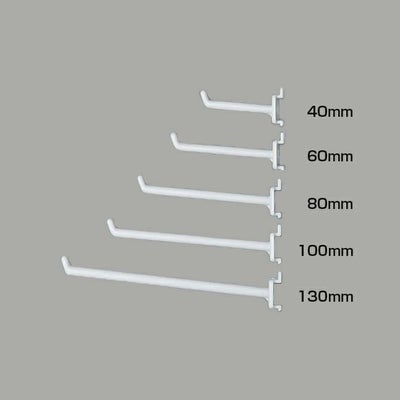 固定式フックパッケージフックＮＰＨ３ｔ用のサイズ表記画像