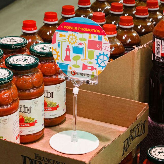 折りたたみ式サインスタンドアイボリーＢのサイズ表記画像