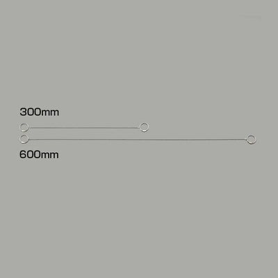 盗難防止用ボールチェーン３ｍｍΦのサイズ表記画像