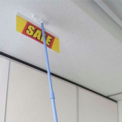 天井ポスター吊下げ用器具イージーハンガー用ポールのサイズ表記画像