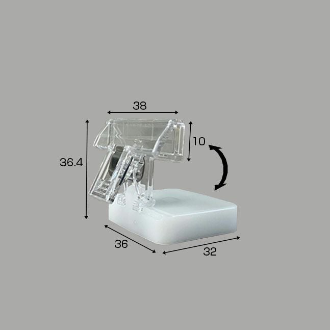 マグクリップ（S）のサイズ表記画像