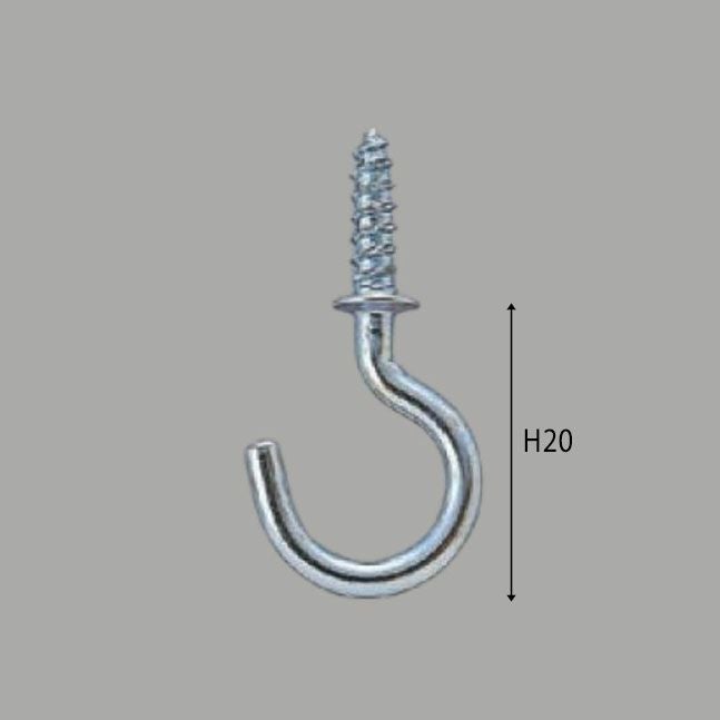 洋灯吊り２０ｍｍのサイズ表記画像