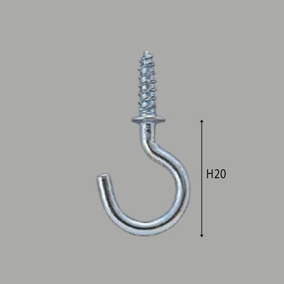 洋灯吊り２０ｍｍのサイズ表記画像