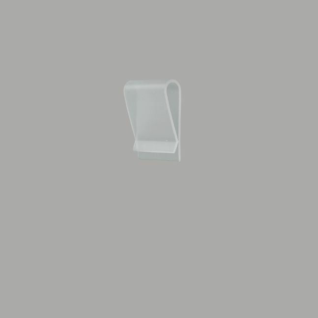 フック型Ｒ－１２０ミリＡＢＳ透明の商品画像