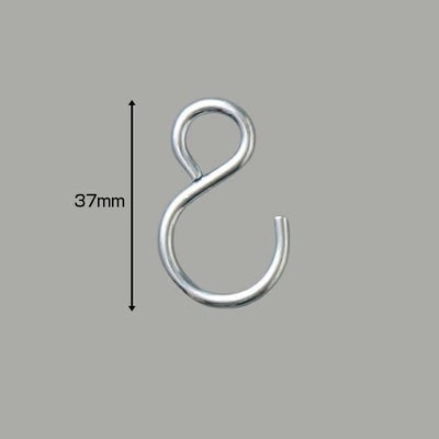 金属製Ｓカン（S-10）のサイズ表記