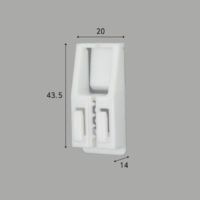 2WAYサインホルダー耐熱PLAのサイズ表記画像
