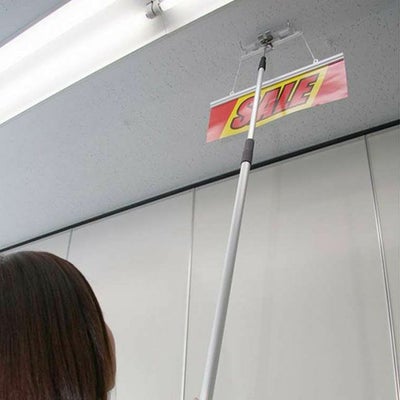 eZチェンジャーポスターハンガーセット600mmの使用イメージ