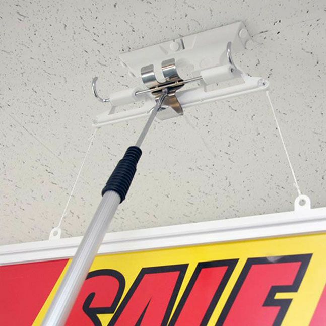 eZチェンジャーポスターハンガーセット600mmの使用イメージ拡大