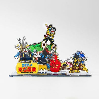 ロボダッチジオラマアクリルスタンド【忍者屋敷】の商品画像（正面）